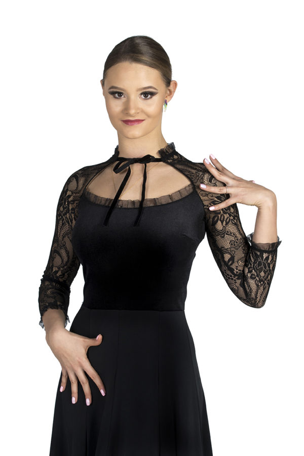 West Side Lace Dress Black <br/> P19120023-01