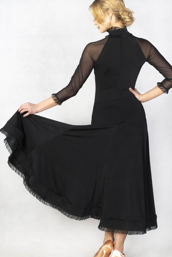 Monaco Ballroom Skirt-Black<br/> P18120022-01