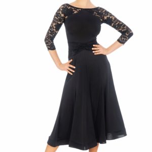 Versailles Ballroom Dress Black <br/> P20120004-01