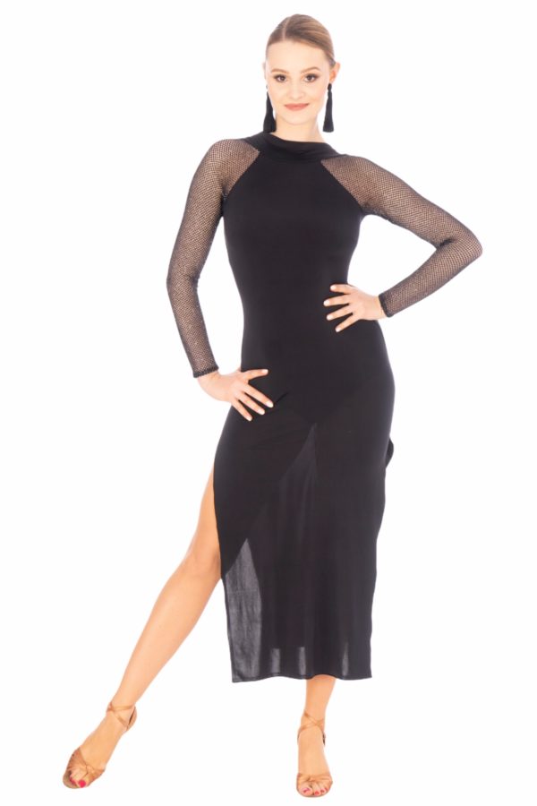 Olivia Latin Dress Black <br/> P20120005-01