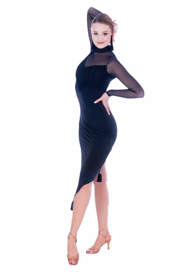 Figaro Latin Dress Black <br/> P20120010-01