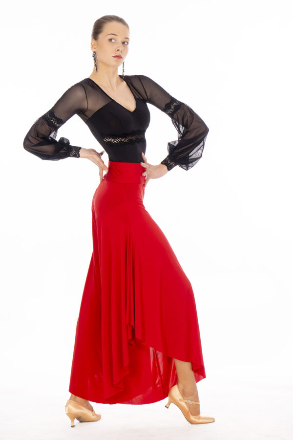 Ruffle Pant Red <br/> P20120018-02