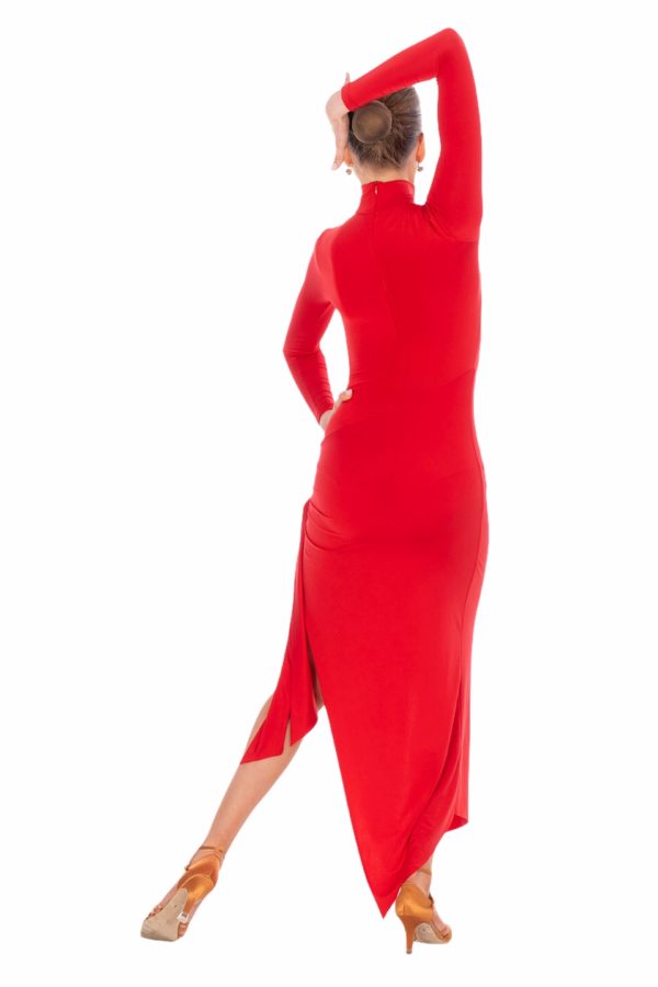 Natasha Latin Dress Red <br/> P20120023-02