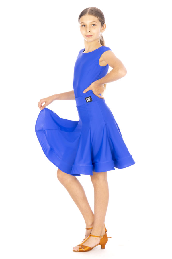Ariana Latin Lycra Skirt Cobalt <br/> G20120011-01