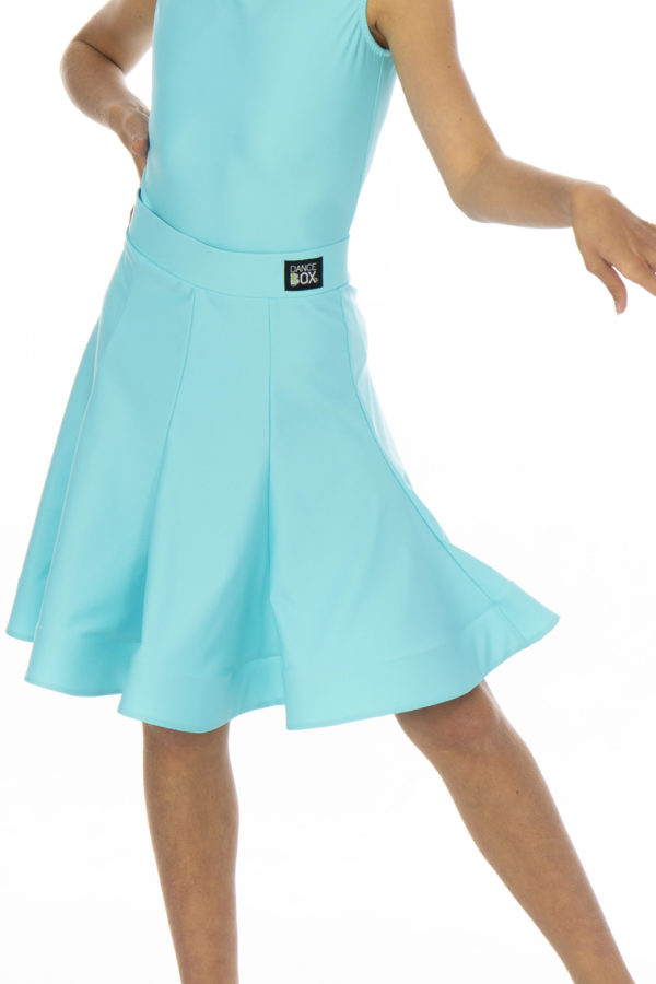 Ariana Latin Lycra Skirt Mint <br/> G20120011-03