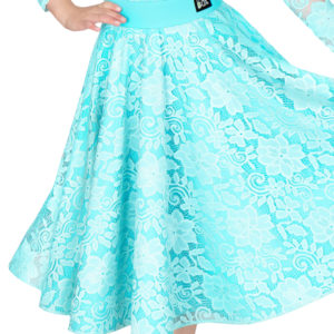 Hailee Lace Ballroom Skirt Mint <br/> G20120013-03