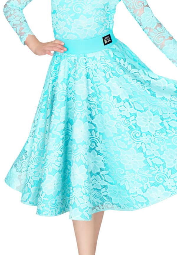 Hailee Lace Ballroom Skirt Mint <br/> G20120013-03