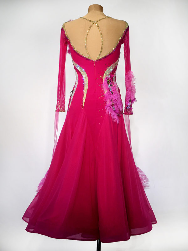Fushia Blossom Ballroom Dress <br/> HC20013