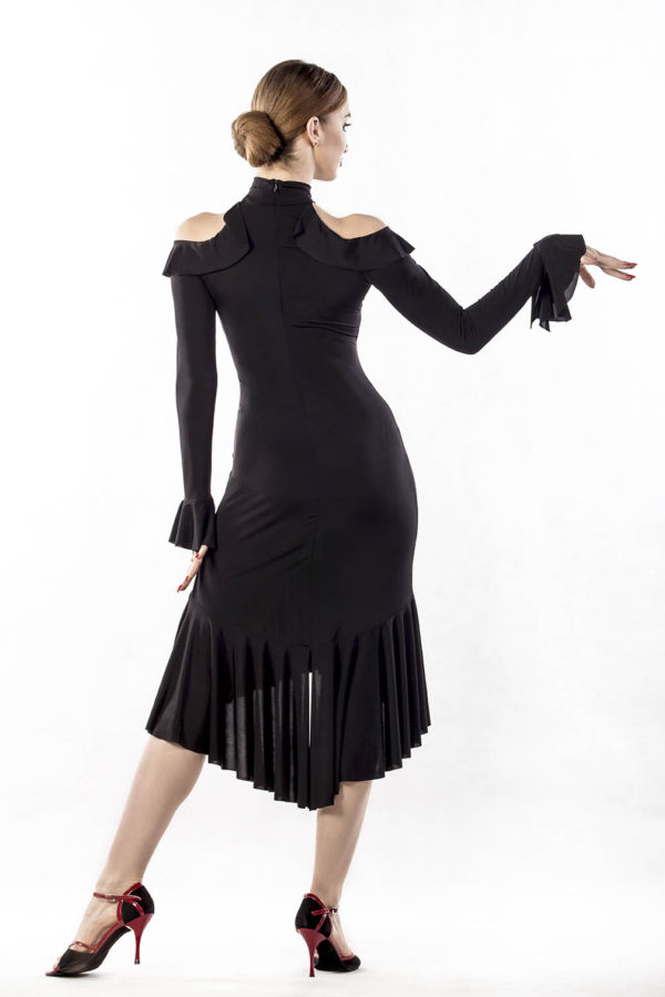 Flamenco Dress Black <br/> P16120026-01