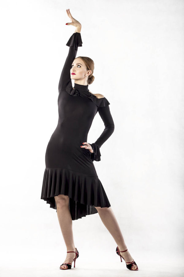 Flamenco Dress Black <br/> P16120026-01