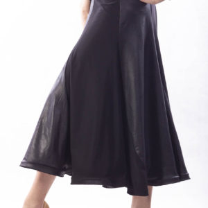 Wave Ballroom Skirt-Black<br/> P16120022-01