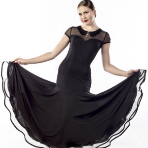 Baby Collar Dress Black <br/> P17120032-01