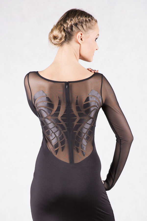 Anastasia Latin Dress Black <br/> P16120011-01