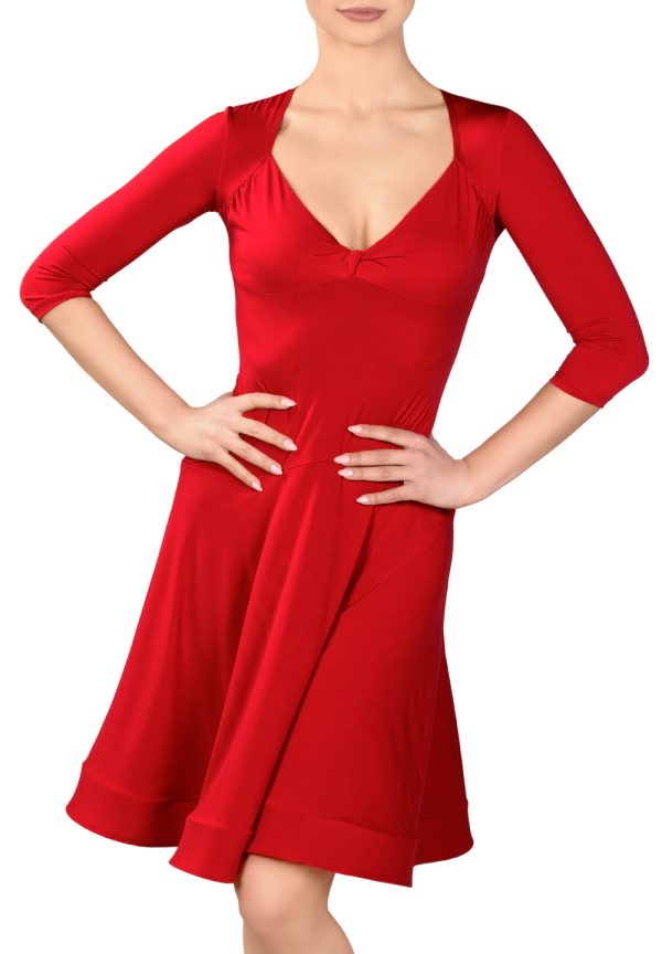 Swing Time Latin Dress Red <br/> P18120020-02