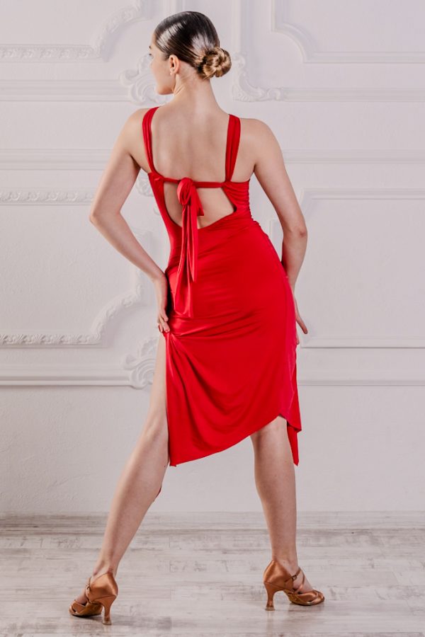 Monique Latin Dress Red <br/> P23120001-02