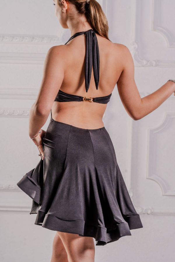 Aurelie Latin Dress Black <br/> P23120005-01