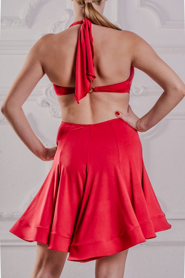 Aurelie Latin Dress Red <br/> P23120005-02
