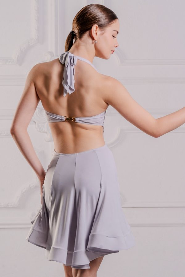 Aurelie Latin Dress Grey <br/> P23120005-04