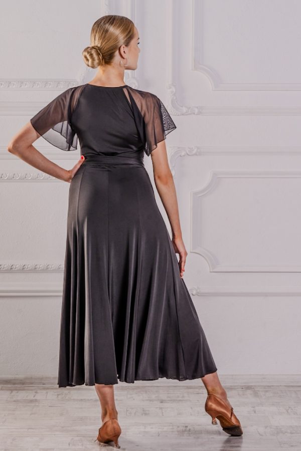 Brigitte Ballroom Dress Black <br/> P23120007-01