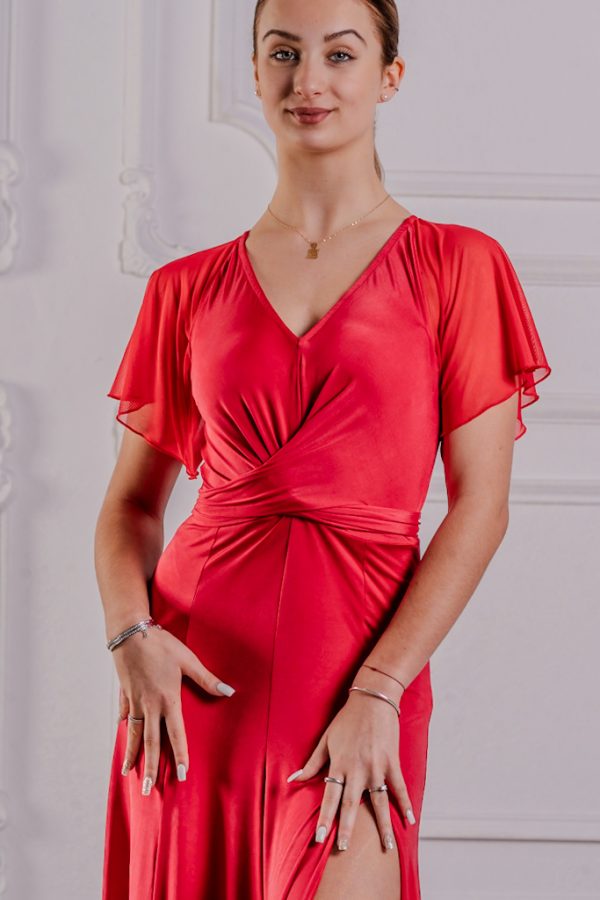 Brigitte Ballroom Dress Red <br/> P23120007-02
