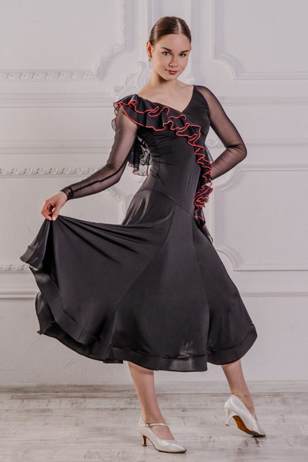 Paloma Ballroom Dress Black <br/> P23120008-01