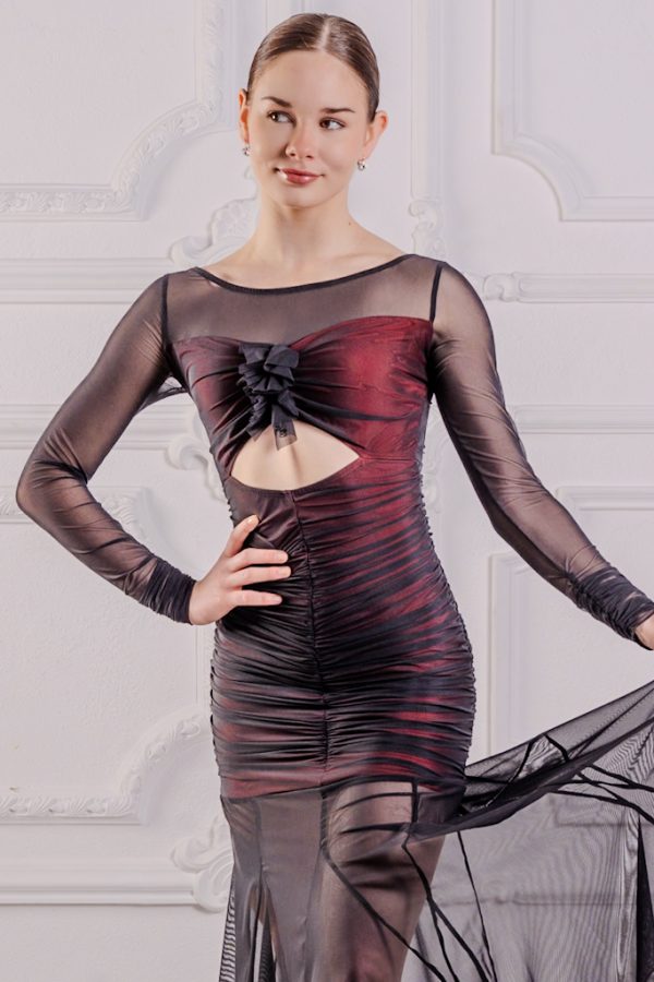 Hanna Ballroom Dress Red <br/> P23120013-02