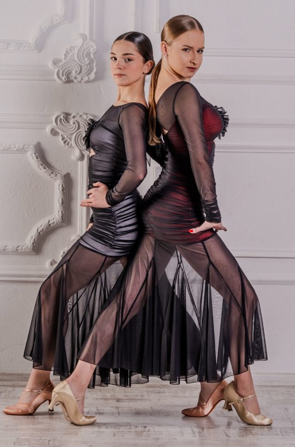 Hanna Ballroom Dress Grey <br/> P23120013-01