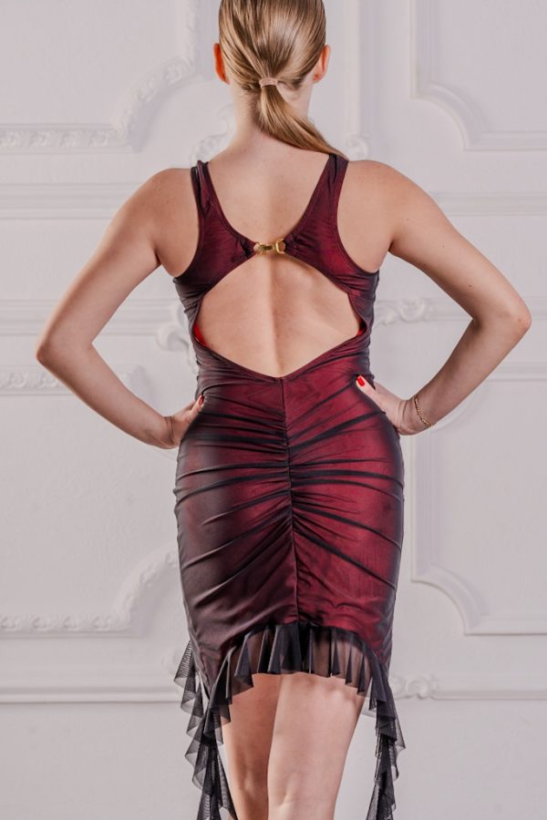 Colette Latin Dress Red <br/> P23120014-02