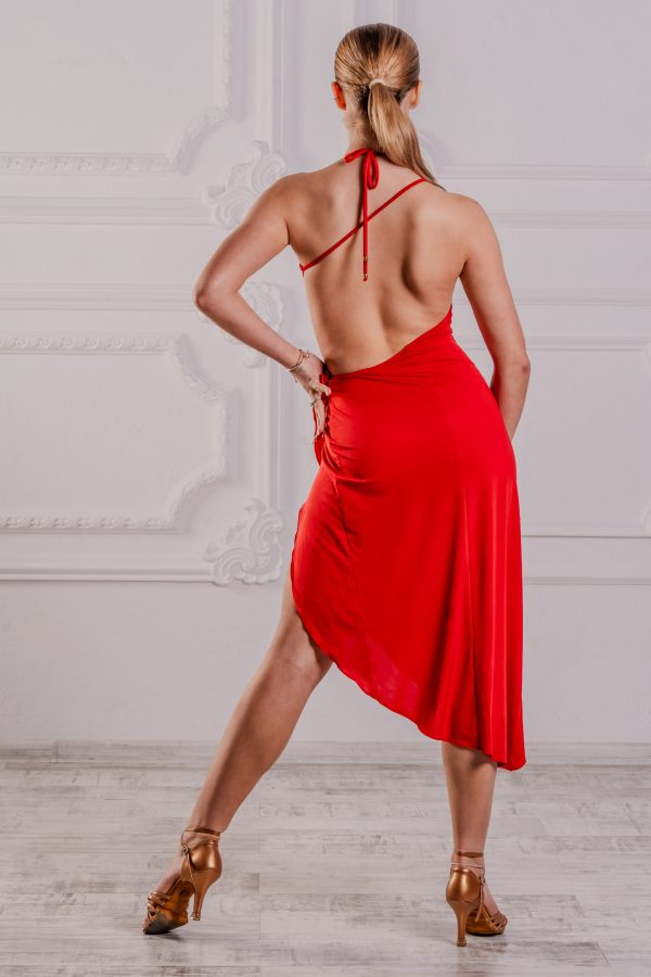 Diana Latin Dress Red <br/> P23120018-02