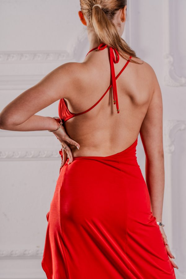 Diana Latin Dress Red <br/> P23120018-02