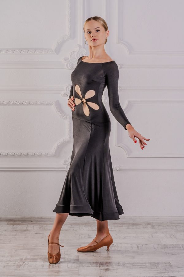 Andrea Ballroom Dress Black <br/> P23120022-01