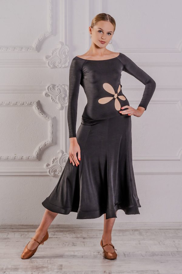 Andrea Ballroom Dress Black <br/> P23120022-01