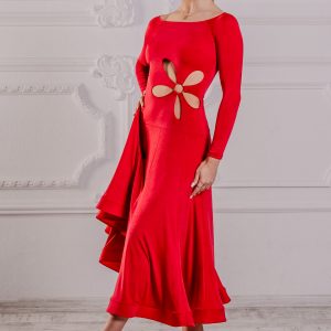 Andrea Ballroom Dress Red <br/> P23120022-02